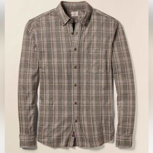NEW FAHERTY coastline knit shirt in pleasant hill plaid